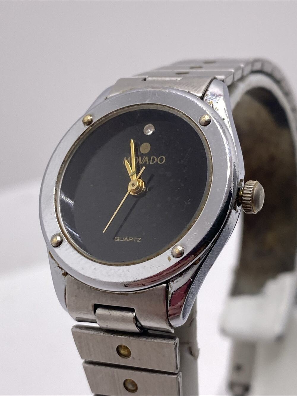 Vintage Womens Silver Tone Unbranded Watch New Battery